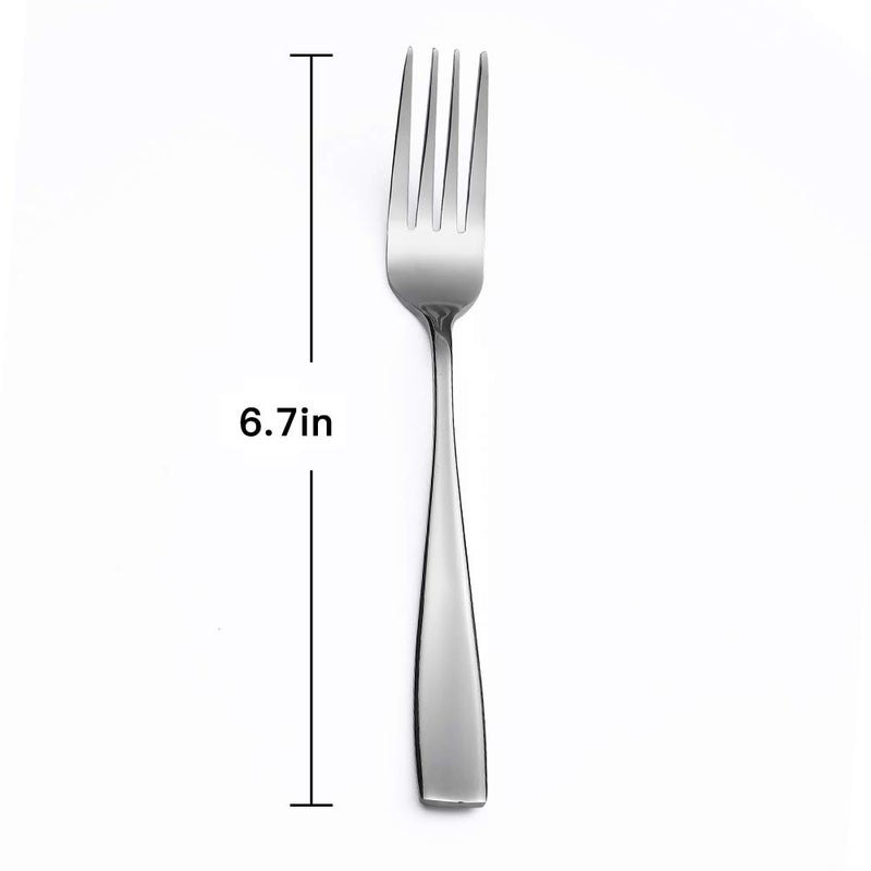 Eslite Staintess Steel Salad Forks Set,6.7-Inch,12-Piece - Image 2